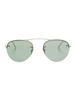 Saint Laurent Eyewear lunettes de soleil SL 575 à monture ronde - Or - thumbnail