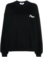 MSGM sweat en coton à logo imprimé - Noir