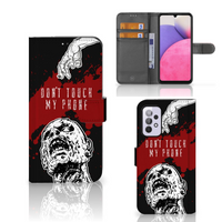 Samsung Galaxy A33 5G Portemonnee Hoesje Zombie Blood - thumbnail