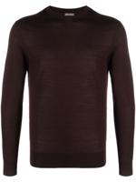 Zegna Trui met ronde hals - Rood