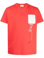 Ports V t-shirt à logo brodé - Rouge