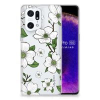 OPPO Find X5 Pro TPU Case Dogwood Flowers - thumbnail