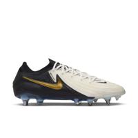 Nike Phantom GX II Elite IJzeren-Nop Voetbalschoenen (SG) Pro Player Zwart Gebroken Wit Goud