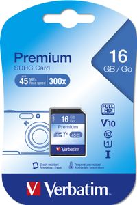 Verbatim 43962 SDHC-kaart 16 GB Class 10