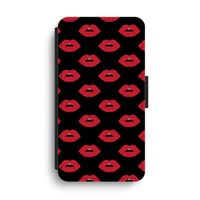 Lips: iPhone XS Max Flip Hoesje - thumbnail