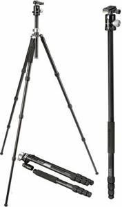 Bresser Optics BX-25 Pro tripod Digitaal/filmcamera 3 poot/poten Zwart, Zilver