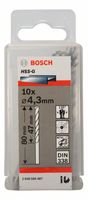 Bosch Accessoires Metaalboren HSS-G, Standard 4,3 x 47 x 80 mm 10st - 2608585487 - thumbnail