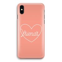 Friends heart: iPhone X Volledig Geprint Hoesje - thumbnail