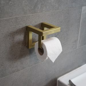 Toiletrolhouder Aquasplash Demir 12x12x12 cm Glitter Goud Aquasplash