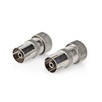 Nedis IEC Connector | Female | Zilver | 2 Stuks | 1 stuks - CSGP40922ME CSGP40922ME