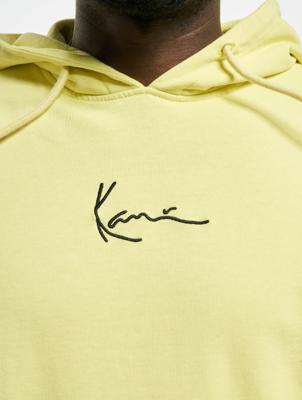 Karl Kani / Hoody Small Signature Washed in geel Karl Kani / Hoody Small Signature Washed in geel
