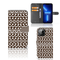 iPhone 13 Pro Max Telefoon Hoesje Aztec Brown - thumbnail