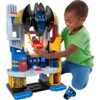 Imaginext HNW08 Speelset met licht en geluid, DC Super Friends Superquartier, algemene speelset met licht en geluid, 60 cm groot, met Batman-figuren en Superman Batmoto en veel accessoires, speelgoed