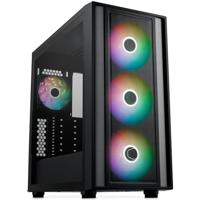 Cooler Master MasterBox 600 Mid-Tower E-ATX Airflow PC-Behuizing, Back Connect MB & 420mm Radiator Geschikt, 3 x 140mm & 1 x 120mm ARGB PWM Fans Voorgeïnstalleerd, USB 3.2 Gen 2x2 Type-C