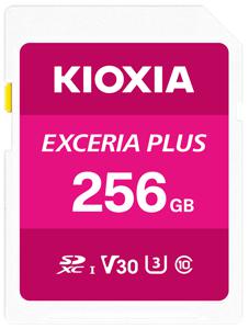 Kioxia EXCERIA PLUS SDXC-kaart 256 GB UHS-I, v30 Video Speed Class