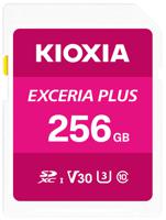 Kioxia EXCERIA PLUS SDXC-kaart 256 GB UHS-I, v30 Video Speed Class