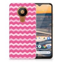 Nokia 5.3 TPU bumper Waves Pink - thumbnail