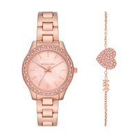 Horlogeband Michael Kors MK1068SET Staal Rosé 16mm