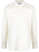 Acne Studios chemise en coton stretch à col pointu - Blanc