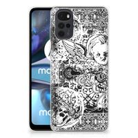 Silicone Back Case Motorola Moto G22 Skulls Angel - thumbnail