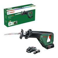 Bosch Home and Garden Accureciprozaag AdvancedRecip 18 (1 Accu, 18 V System, In Kartonnen Doos), Groen