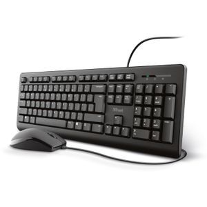 Trust Primo - Stille Keyboard en Muis set - Qwerty US