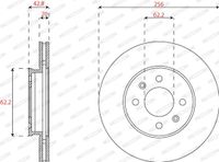 Remschijf DDF2660C - thumbnail