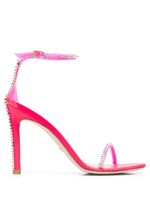 Stuart Weitzman sandales à ornements en cristal 120 mm - Rose