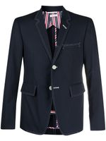 Thom Browne blazer droit classique - Bleu