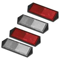 ProPlus Reflector Set - 4 stuks - 2x rood - 2x wit - schroefbevestiging - 104 x 40 mm - thumbnail