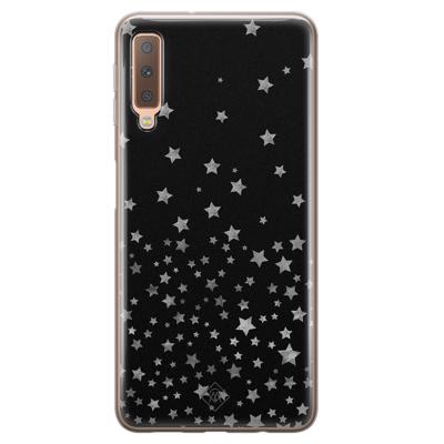 Samsung Galaxy A7 2018 siliconen hoesje - Falling stars
