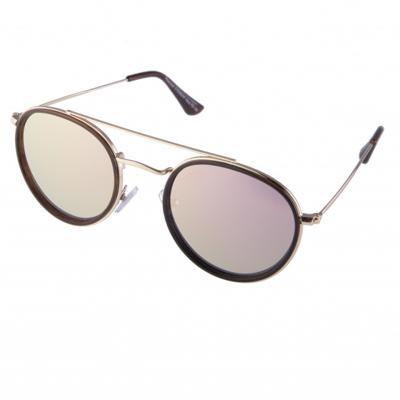 Kost zonnebril unisex bruin/panter/goud/roze (20 125)