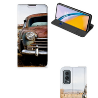 OnePlus Nord 2 5G Stand Case Vintage Auto - thumbnail