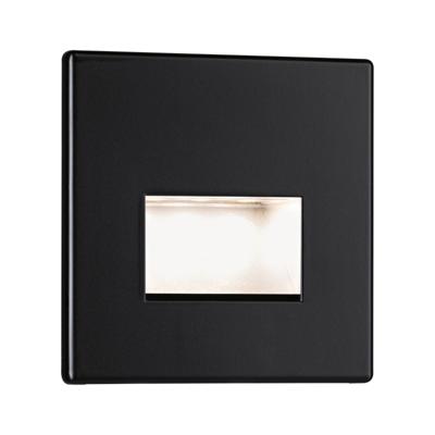 Paulmann 93094 Wand EBL Edge LED-wandinbouwlamp LED 1.40 W Zwart (mat)