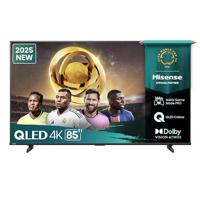 Hisense 85U7Q TV 85 inch, 4K mini led ULED, Smart TV, Hi-View AI Engine, 144 Hz Game Mode Pro, FreeSync Premium, ingebouwde subwoofer, Dolby Vision IQ Atmos, Airplay, spraakherkenning [2025]