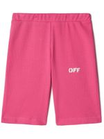 Off-White Kids short à logo imprimé - Rose