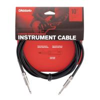 D'Addario Custom Series Instrumentkabel met gevlochten scherm, zwart, 3 m