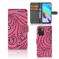 Xiaomi Redmi 10 Hoesje Swirl Pink