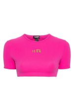 DSQUARED2 haut crop Icon - Rose - thumbnail