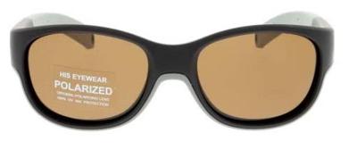 H.I.S zonnebril HPS00103 gepolariseerd dames ovaal cat.3 bruin