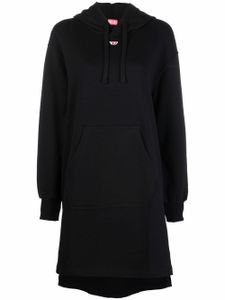 Diesel robe-hoodie D-ilse-d - Noir