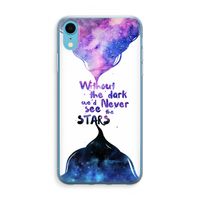 Stars quote: iPhone XR Transparant Hoesje - thumbnail