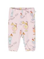 Stella McCartney Kids pantalon de jogging Summer Cocktail en coton - Rose - thumbnail