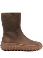 Camper bottes Ground en cuir - Marron - thumbnail