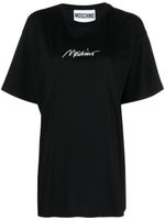 Moschino t-shirt en coton à logo brodé - Noir - thumbnail