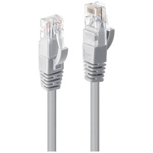 LINDY 48010 RJ45 Netwerkkabel, patchkabel CAT 6 U/UTP 30.00 m Grijs 1 stuk(s)