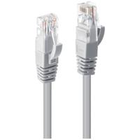 LINDY 48010 RJ45 Netwerkkabel, patchkabel CAT 6 U/UTP 30.00 m Grijs 1 stuk(s) - thumbnail