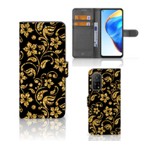 Xiaomi Mi 10T Pro | Mi 10T Hoesje Gouden Bloemen