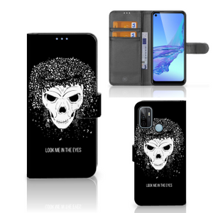 Telefoonhoesje met Naam OPPO A53 | OPPO A53s Skull Hair