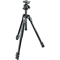 Manfrotto MK290XTA3-BH Kit da 3 Sezioni in Alluminio con Testa a Sfera, Nero